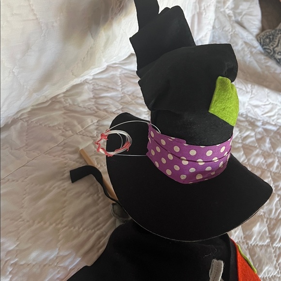 NWT Vintage Large Annalee 1965 Halloween Flying Mouse Witch Doll - Picture 5 of 8